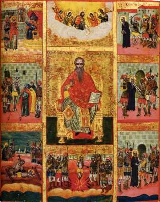 Священномученик Харала́мпий, епископ Магнезийский, мученики Порфи́рий и Вапто́с