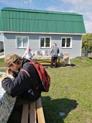 Летняя трапезная, Церковь Успения Пресвятой Богородицы (село Суворово), Нижегородская область, Паломнический центр «Святая Русь»