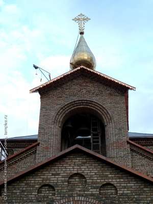 Звонница строящейся Покровской Церкви в Большой Черниговке